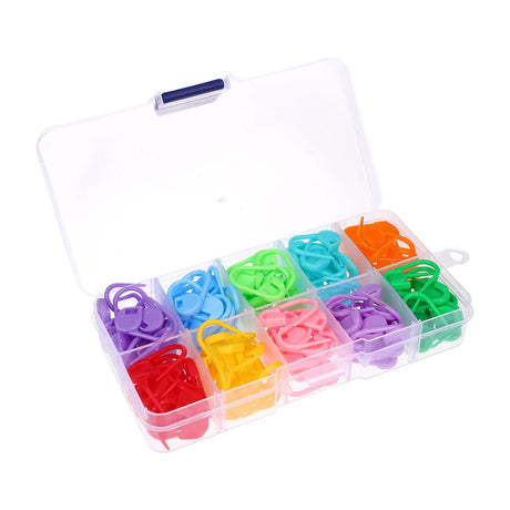 130-piece stitch markers - multifunctional - knitting markers - crochet clips