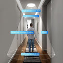 LED Ceiling Light with Motion Sensor 12W 6000K Round LED Ceiling Lamp Radar Motion Detector for Outdoor Indoor Staircase Bathroom Garage Hallway 205cm