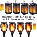2 sets of Acsery LED flame lamps with remote control. USB rechargeable flame effect