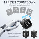 Pomodoro Timer 25/5/10 Min Desk Timer Vibration Volume Adjustable Productivity Clock