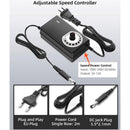 120mm 12V PC Case Fan - Adjustable Wind Speed, AC 220V - 240V Fan, 2750RPM, Laptop PC Fan for TV, Radio, Router