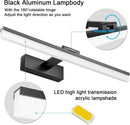Wall light LED for mirror, adjustable wall light 40-50 cm for bathroom, wardrobe and toilet