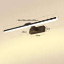 Wall light LED for mirror, adjustable wall light 40-50 cm for bathroom, wardrobe and toilet