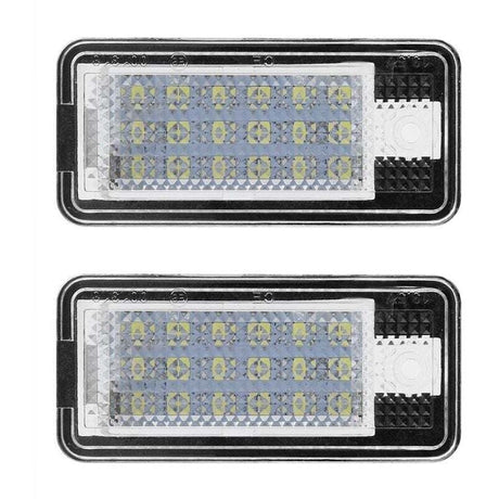 2pcs Car LED Number HOP-LPL0114 License Plate Lamp Bulb Kit for Audi A3 S3 A4 S4 B6 B7 A6 C6 S6
