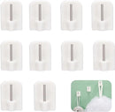 Self-adhesive key hooks - 10 pieces