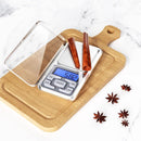 Electronic kitchen scale - Kitchen scale - 500g/0.01g - Food scale - Stainless steel household scale - With display and tare function - Suitable for food, jewelry, coffee bags, etc.