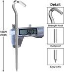 Tent peg - 8 cm / 7 inch - Metal aluminum awning peg - Camping peg Tent anchor - Silver