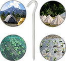 Tent peg - 8 cm / 7 inch - Metal aluminum awning peg - Camping peg Tent anchor - Silver
