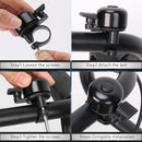 Bicycle Bell - Mountain Bike Vintage Mini Bicycle Bell - Loud - Anti-MTB Racing Bike Bell - Suitable for Children and Adults