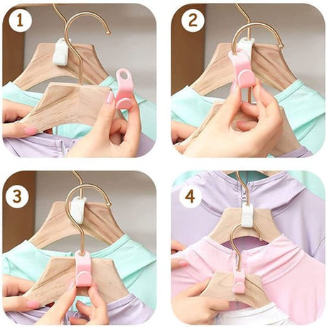 Coat Hooks - 60 pieces - Hangers/Hooks - Pink and Blue - Thickened S-shaped