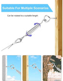 30M/2mm stainless steel wire set with M5 tensioner for plants, clotheslines and railings