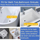 Bathroom Drain Filters - For 1.2-1.6 Inch Drain Holes - Small 1 Inch Conical Stainless Steel Filter - Pack of 4