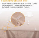 Transparent tablecloth clips - windproof tablecloth clips - Christmas family wedding party tablecloth clips - 24 pieces