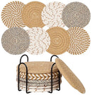 Coasters - Set of 8 - Round - Reusable