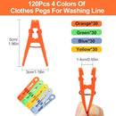 Clothes pegs - Strong clothes pegs - Strong clamp clothes pegs - 40 pieces