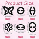 Non-slip bra straps - Racerback bra strap holders - bra strap clips with non-slip buckles and hidden straps - 12 pieces