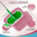 Replacement Mop Covers - Reusable Mop Cloths - For Wet and Dry Cleaning - Pack of 4