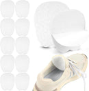 Felt sole - 5 pairs of felt tongue pads - Soft, adhesive tongue pads - Non-slip tongue pads - Tongue pads - Large - White