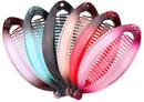 6 pieces banana hair clips - women's resin fishtail clips - comb hair accessories - fish clips - hair accessories - women