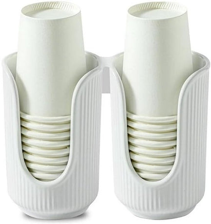 Ceramic countertop cup holder - Bathroom cup holder - Small countertop accessory - For sinks, bathrooms, kitchens and dining rooms