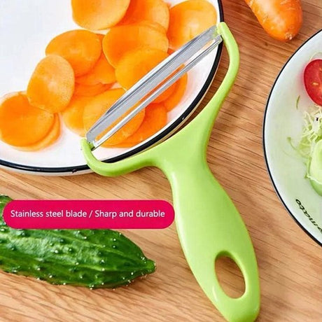 Green vegetable grater - vegetable cutter cabbage grater - stainless steel fruit and vegetable peeler cabbage grater - kitchen essential family restaurant 18*12cm