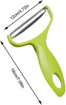 Green vegetable grater - vegetable cutter cabbage grater - stainless steel fruit and vegetable peeler cabbage grater - kitchen essential family restaurant 18*12cm