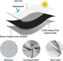 Waterproof Wheelchair Cover - Oxford Fabric Wheelchair Cover, Mobile Vehicle Cover, Wheelchair Storage Protector - UV Protection, Dust Protection, Outdoor Rain Cover - Gray - 115x75x130cm