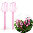 Automatic Watering Balls - 4 Pieces - Tulip-Shaped Automatic Watering Balls - Plant Waterers - Plastic Watering Balls - Suitable for Indoor and Outdoor Plants
