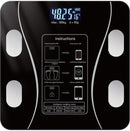 Smart Scale with Body Analysis - Measures BMI, Fat & Muscle Mass - USB Rechargeable - Up to 180 kg - Black
