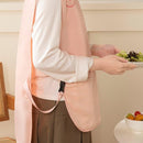 Kitchen Apron - Breathable Cooking Apron - Vest Style - With Towel - Suitable for Cooking, Baking, Gardening, Grilling and Crafting（Pink）