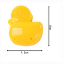 Set of 10 Toothbrush Holders - Portable Toothbrush Protectors - Clip-on Toothbrush Head Covers - Cute Duck Design