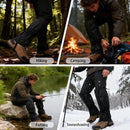Lightweight Waterproof Leg Warmers - Adjustable Snow Boot Gaiters, Unisex - Suitable for Hiking, Skiing, Mountaineering and Outdoor Activities