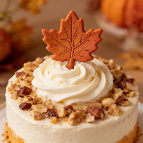 Baking Molds (3-Piece Set) - Silicone Baking Molds - Maple Leaf, Clover, and Snowflake Patterns - Suitable for baking chocolate, candy, and cupcakes, this is a handy tool for creating fun homemade desserts