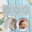 Baking Molds (3-Piece Set) - Silicone Baking Molds - Maple Leaf, Clover, and Snowflake Patterns - Suitable for baking chocolate, candy, and cupcakes, this is a handy tool for creating fun homemade desserts