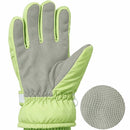 Gloves - Children's Gloves - Children's Ski Gloves - Touchscreen Gloves - Windproof - Warm - Suitable for children from 8 to 14 years in winter - Light green
