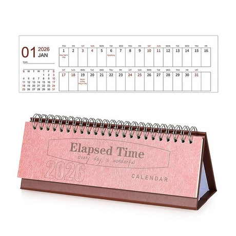 Calendar 2026 - Minimalist English Desk Calendar - Office Calendar - Desk Decoration - Style B
