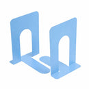 Bookends - Metal - Iron Bookshelves - To be used for supporting books and organizing your desk - 2 Pieces - 13 × 15 × 16.5 cm - Blue