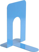 Bookends - Metal - Iron Bookshelves - To be used for supporting books and organizing your desk - 2 Pieces - 13 × 15 × 16.5 cm - Blue