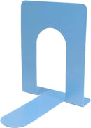 Bookends - Metal - Iron Bookshelves - To be used for supporting books and organizing your desk - 2 Pieces - 13 × 15 × 16.5 cm - Blue