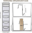 Hanging Storage Bags - Hanging Storage Boxes - Comes with 5 Mesh Pockets - Perfect as Hanging Storage Boxes for the Bedroom - Ideal for Toy Storage