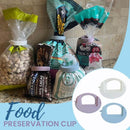 3-Pack of Food Clips - Universal for Snack & Grain Bags - Airtight & Available in 3 Colors - 7.5x5.5 cm