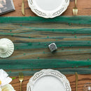 Yellow Table Veil with White Pearls - Silky Gauze 30x120 Inches - For Weddings, Parties & Table Decorations