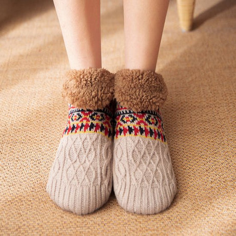 Socks - Fall/Winter Floor Socks - Warm House Socks - Postpartum Socks - Snow Socks - Blanket Socks - Slipper Socks - Unisex - Anti-slip-XL