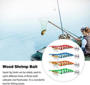 Shrimp Lure Box - 4-Pack - Glowing Shrimp Lure - Squid and Shrimp Lure - Night Fishing - Shrimp Lure - Fluorescent Artificial Fish Lure - Super Realistic