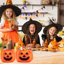 2-Pack Halloween Pumpkin Candy Bags - Halloween Pumpkin Bag Magic Candy Bags - Candy Bags - Pumpkin Collection Bags - Suitable for Halloween Party Masquerade Decorations