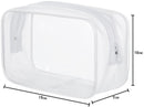 4-Piece Transparent Travel Toiletry Bag - Portable Makeup Bag - Multifunctional Waterproof Set - Skin Care & Makeup Bag