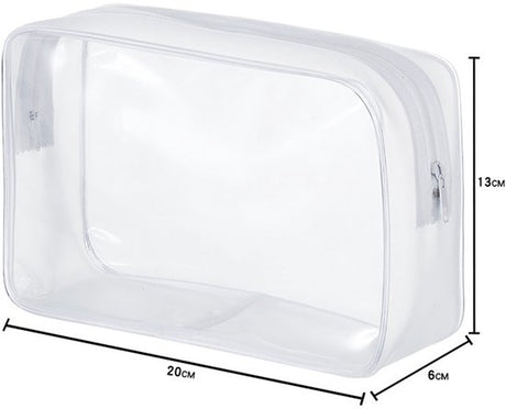 4-Piece Transparent Travel Toiletry Bag - Portable Makeup Bag - Multifunctional Waterproof Set - Skin Care & Makeup Bag