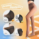 2-Pack Women's Thermal Leggings with Fleece Lining - High-Waisted Faux Sheer Tights - Lightweight - Extra Thick - Warm - Women's Leggings - Size XL (170-200 lbs)