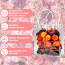 10-Pack Clear Gift Bags - with Handles - Mini Party Gift Bags - Clear Gift Bags, 5.9 x 6.29 Inches - Candy Bags - Gift Bags