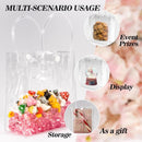 10-Pack Clear Gift Bags - with Handles - Mini Party Gift Bags - Clear Gift Bags, 5.9 x 6.29 Inches - Candy Bags - Gift Bags